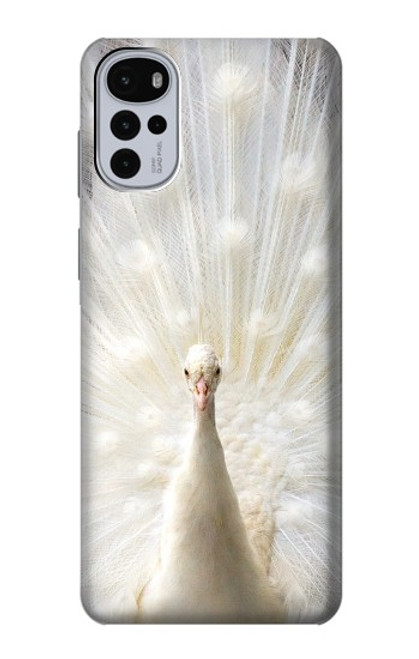 W1980 White Peacock Hard Case and Leather Flip Case For Motorola Moto G22