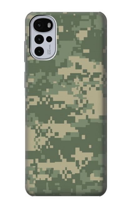 W2173 Digital Camo Camouflage Graphic Printed Hard Case and Leather Flip Case For Motorola Moto G22