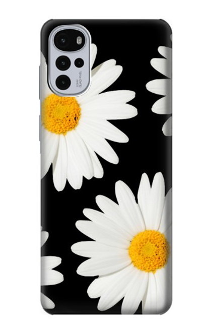 W2477 Daisy flower Hard Case and Leather Flip Case For Motorola Moto G22