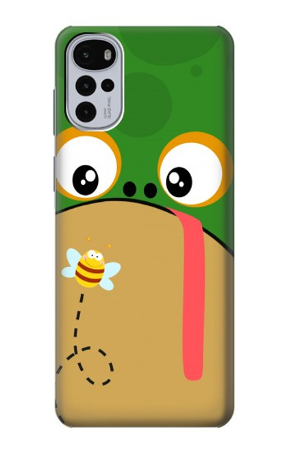 W2765 Frog Bee Cute Cartoon Hard Case and Leather Flip Case For Motorola Moto G22