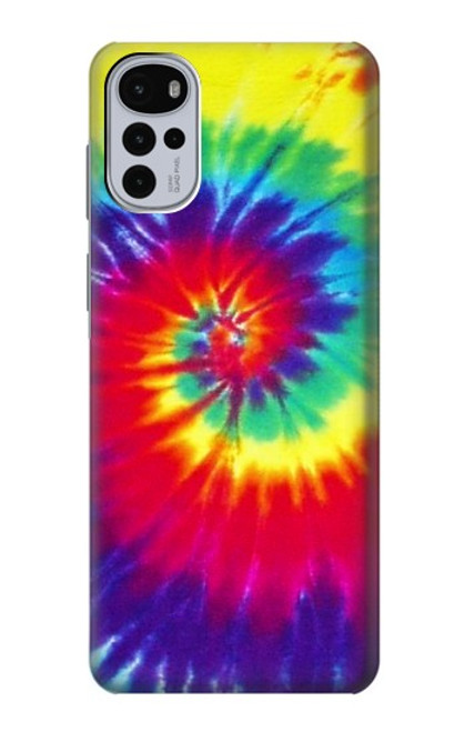 W2884 Tie Dye Swirl Color Hard Case and Leather Flip Case For Motorola Moto G22