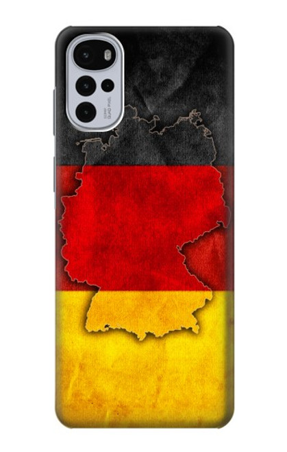 W2935 Germany Flag Map Hard Case and Leather Flip Case For Motorola Moto G22