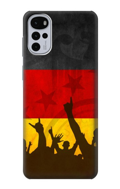 W2966 Germany Football Soccer Hard Case and Leather Flip Case For Motorola Moto G22