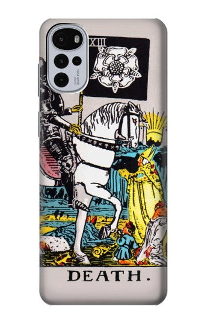 W3008 Tarot Card Death Hard Case and Leather Flip Case For Motorola Moto G22