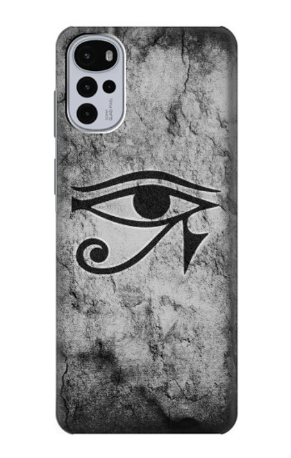 W3108 Ancient Egyptian Sun Eye Of Horus Hard Case and Leather Flip Case For Motorola Moto G22