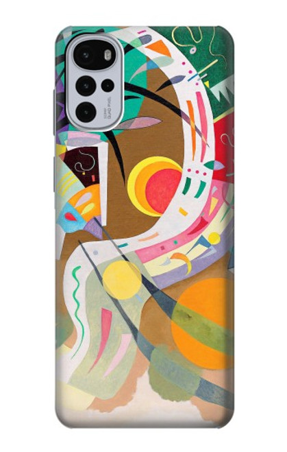 W3346 Vasily Kandinsky Guggenheim Hard Case and Leather Flip Case For Motorola Moto G22