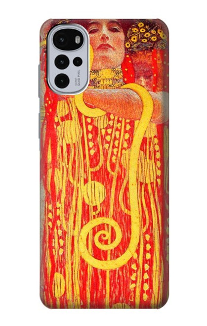 W3352 Gustav Klimt Medicine Hard Case and Leather Flip Case For Motorola Moto G22