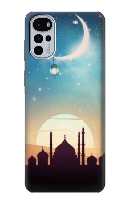 W3502 Islamic Sunset Hard Case and Leather Flip Case For Motorola Moto G22