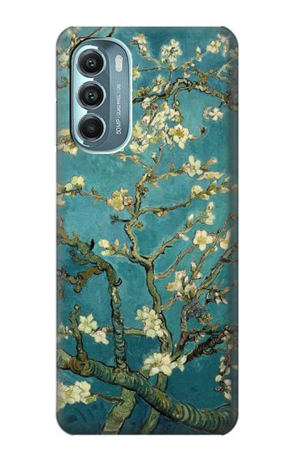 W0842 Blossoming Almond Tree Van Gogh Hard Case and Leather Flip Case For Motorola Moto G Stylus 5G (2022)