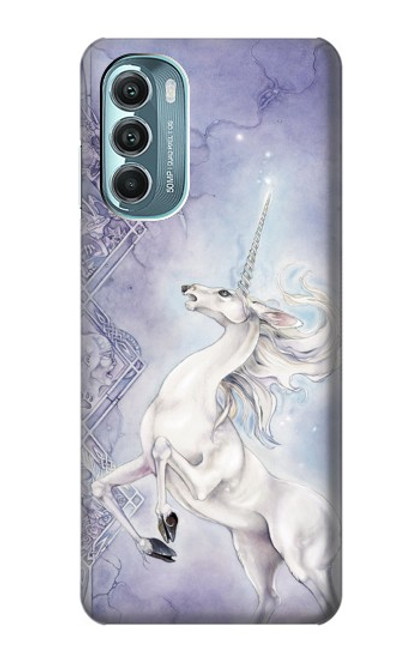 W1134 White Horse Unicorn Hard Case and Leather Flip Case For Motorola Moto G Stylus 5G (2022)