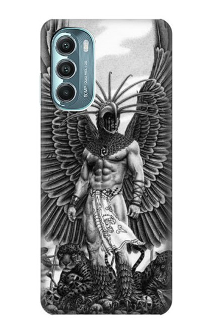 W1235 Aztec Warrior Hard Case and Leather Flip Case For Motorola Moto G Stylus 5G (2022)