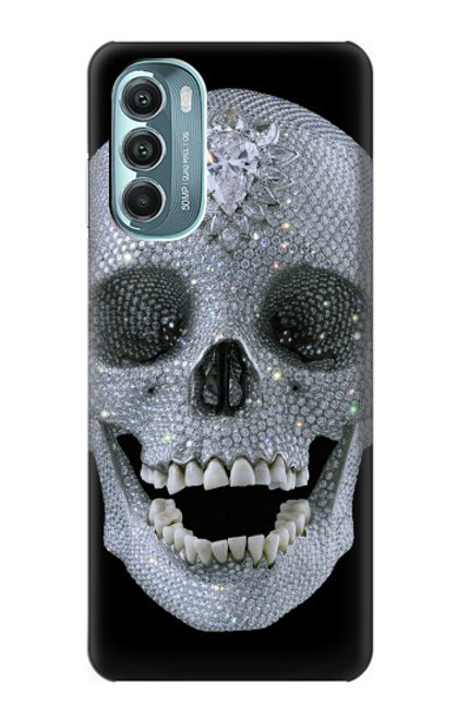 W1286 Diamond Skull Hard Case and Leather Flip Case For Motorola Moto G Stylus 5G (2022)