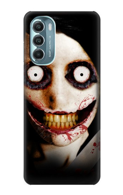 W1344 Jeff the Killer Hard Case and Leather Flip Case For Motorola Moto G Stylus 5G (2022)