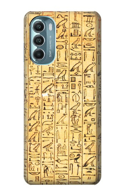 W1625 Egyptian Coffin Texts Hard Case and Leather Flip Case For Motorola Moto G Stylus 5G (2022)