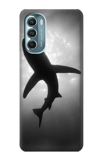 W2367 Shark Monochrome Hard Case and Leather Flip Case For Motorola Moto G Stylus 5G (2022)