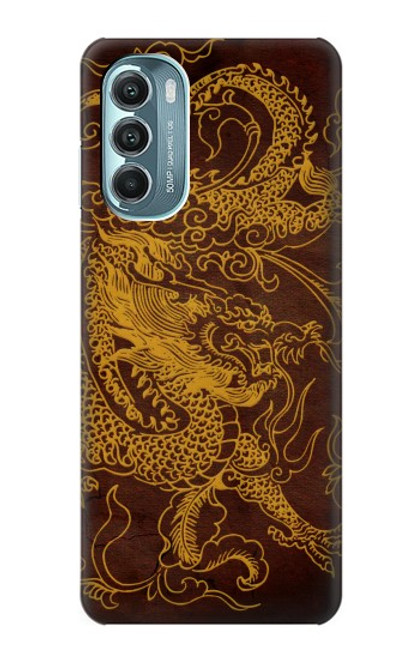 W2911 Chinese Dragon Hard Case and Leather Flip Case For Motorola Moto G Stylus 5G (2022)