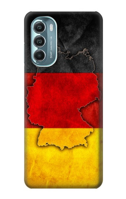 W2935 Germany Flag Map Hard Case and Leather Flip Case For Motorola Moto G Stylus 5G (2022)