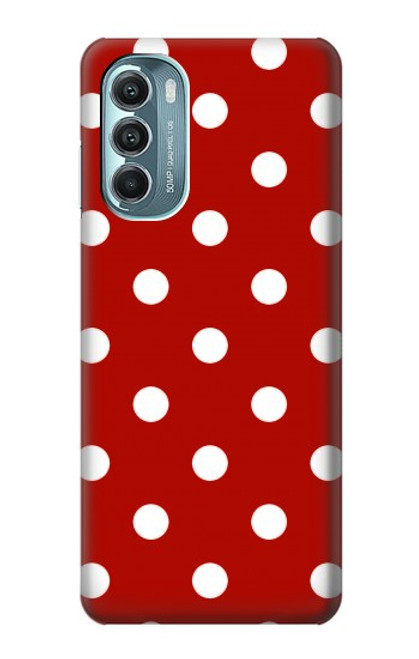 W2951 Red Polka Dots Hard Case and Leather Flip Case For Motorola Moto G Stylus 5G (2022)