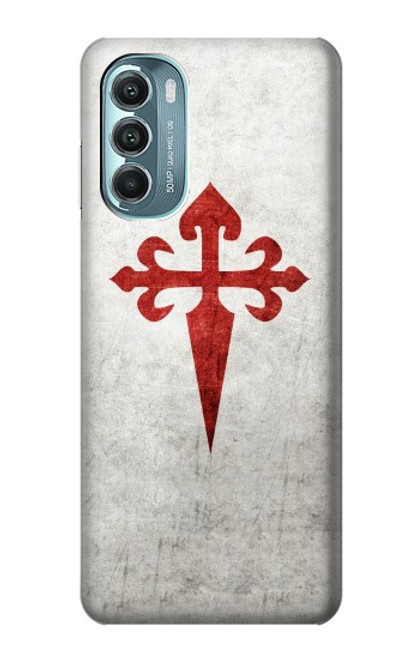 W3200 Order of Santiago Cross of Saint James Hard Case and Leather Flip Case For Motorola Moto G Stylus 5G (2022)