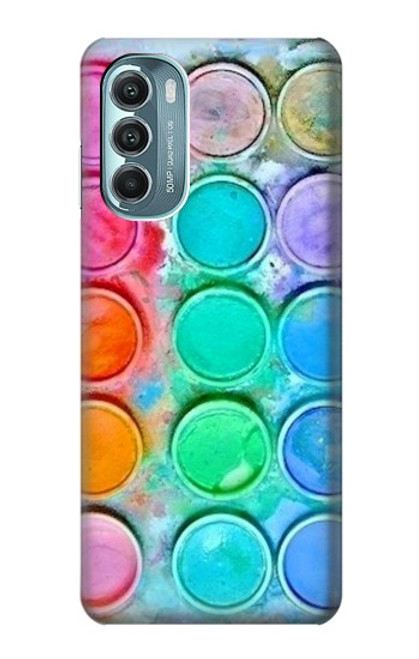 W3235 Watercolor Mixing Hard Case and Leather Flip Case For Motorola Moto G Stylus 5G (2022)