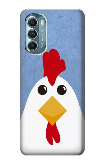 W3254 Chicken Cartoon Hard Case and Leather Flip Case For Motorola Moto G Stylus 5G (2022)