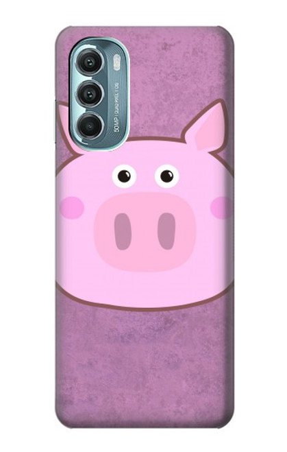 W3269 Pig Cartoon Hard Case and Leather Flip Case For Motorola Moto G Stylus 5G (2022)