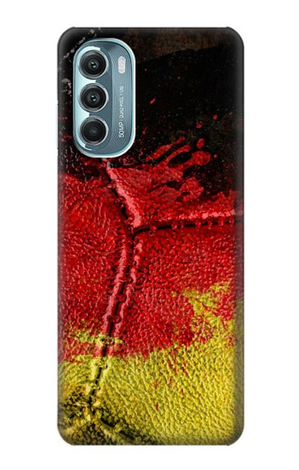 W3303 Germany Flag Vintage Football Graphic Hard Case and Leather Flip Case For Motorola Moto G Stylus 5G (2022)