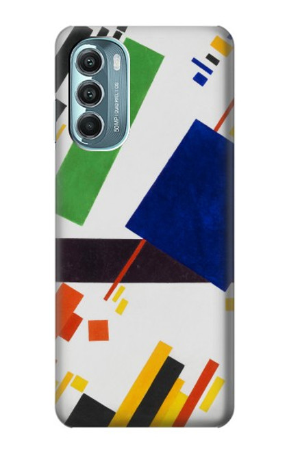 W3343 Kazimir Malevich Suprematist Composition Hard Case and Leather Flip Case For Motorola Moto G Stylus 5G (2022)