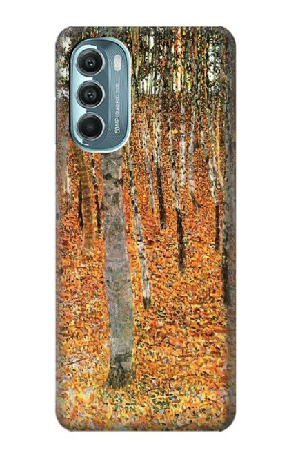 W3380 Gustav Klimt Birch Forest Hard Case and Leather Flip Case For Motorola Moto G Stylus 5G (2022)