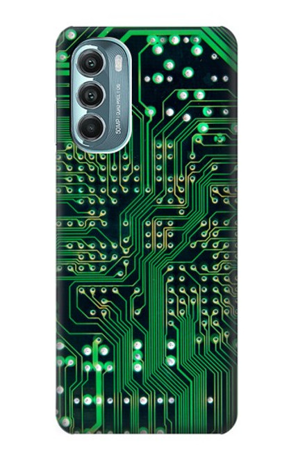 W3392 Electronics Board Circuit Graphic Hard Case and Leather Flip Case For Motorola Moto G Stylus 5G (2022)