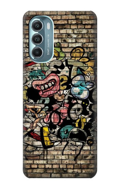 W3394 Graffiti Wall Hard Case and Leather Flip Case For Motorola Moto G Stylus 5G (2022)