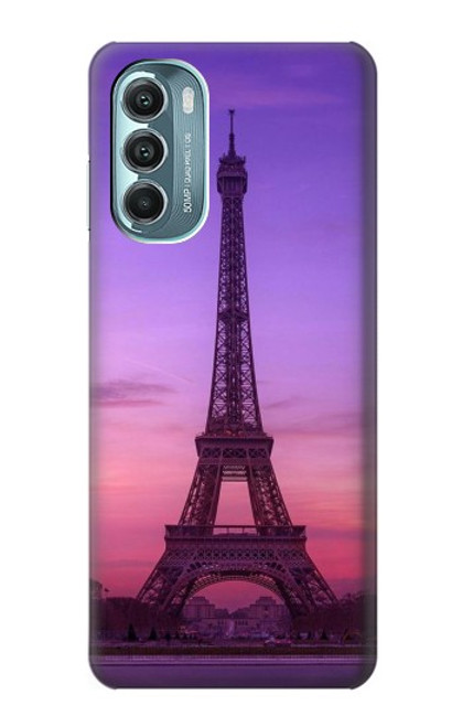 W3447 Eiffel Paris Sunset Hard Case and Leather Flip Case For Motorola Moto G Stylus 5G (2022)