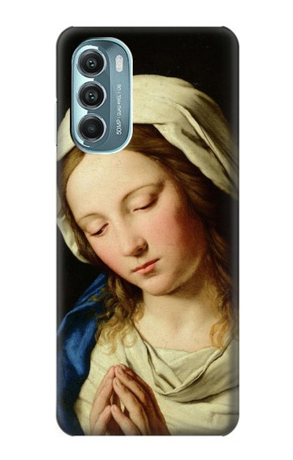 W3476 Virgin Mary Prayer Hard Case and Leather Flip Case For Motorola Moto G Stylus 5G (2022)