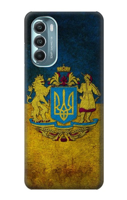 W3858 Ukraine Vintage Flag Hard Case and Leather Flip Case For Motorola Moto G Stylus 5G (2022)