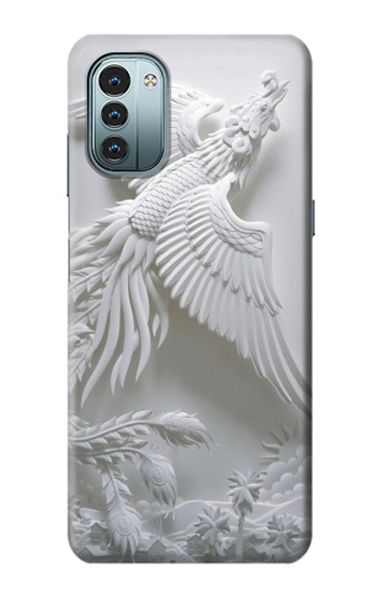 W0516 Phoenix Carving Hard Case and Leather Flip Case For Nokia G11, G21