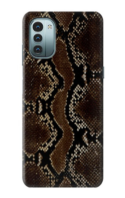 W0553 Snake Skin Hard Case and Leather Flip Case For Nokia G11, G21