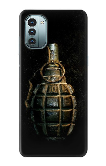 W0881 Hand Grenade Hard Case and Leather Flip Case For Nokia G11, G21