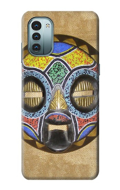 W0965 African Baluba Mask Hard Case and Leather Flip Case For Nokia G11, G21