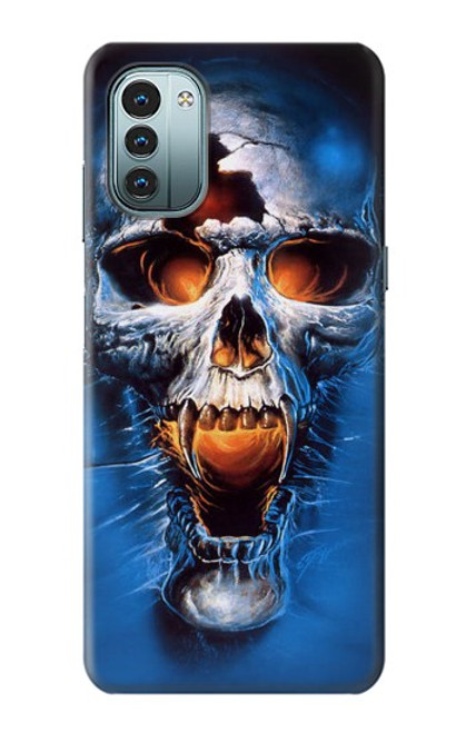 W1462 Vampire Skull Hard Case and Leather Flip Case For Nokia G11, G21