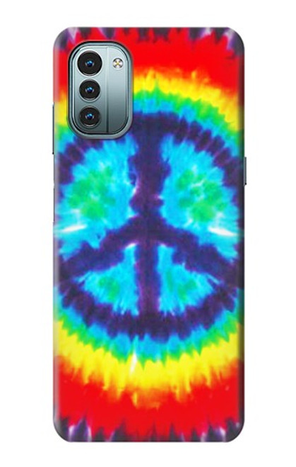 W1870 Tie Dye Peace Hard Case and Leather Flip Case For Nokia G11, G21