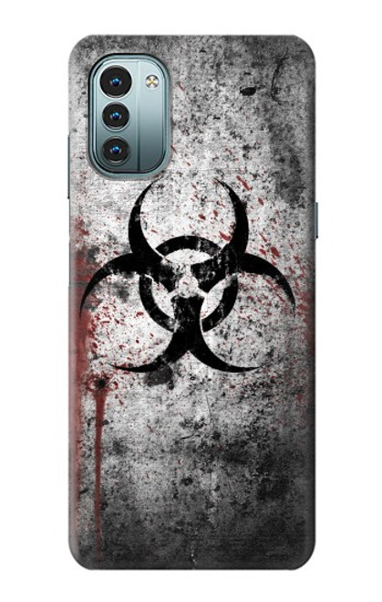 W2440 Biohazards Biological Hazard Hard Case and Leather Flip Case For Nokia G11, G21