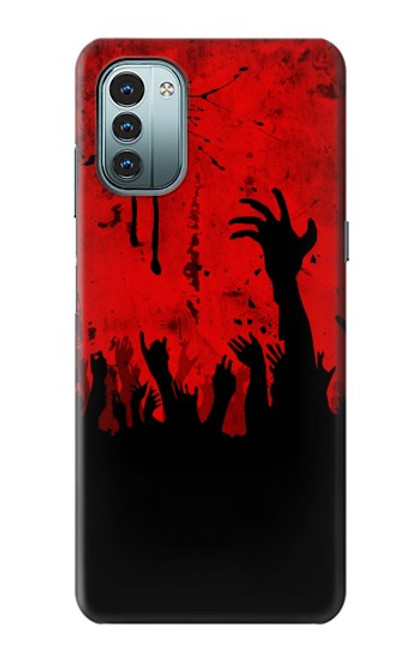 W2458 Zombie Hands Hard Case and Leather Flip Case For Nokia G11, G21