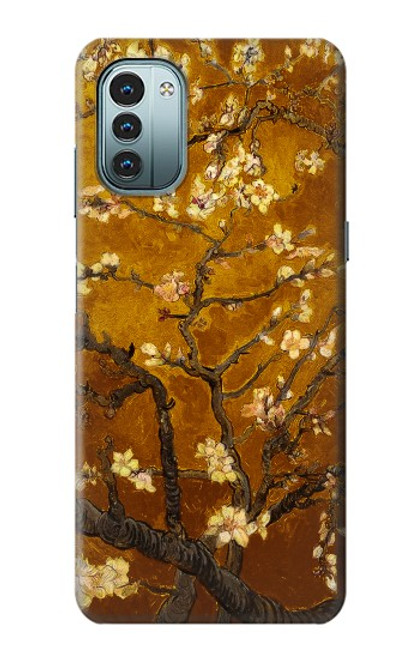 W2663 Yellow Blossoming Almond Tree Van Gogh Hard Case and Leather Flip Case For Nokia G11, G21