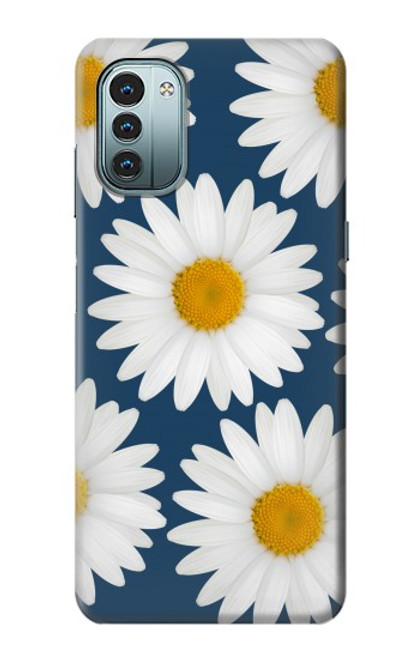 W3009 Daisy Blue Hard Case and Leather Flip Case For Nokia G11, G21