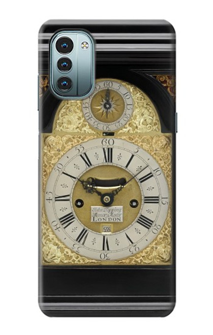 W3144 Antique Bracket Clock Hard Case and Leather Flip Case For Nokia G11, G21