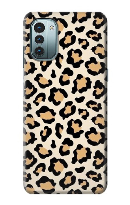 W3374 Fashionable Leopard Seamless Pattern Hard Case and Leather Flip Case For Nokia G11, G21