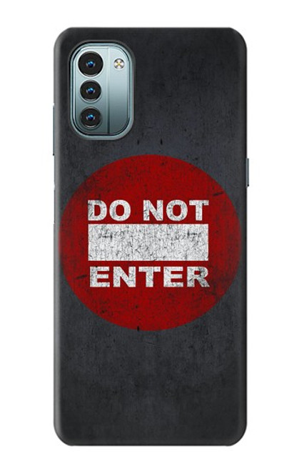 W3683 Do Not Enter Hard Case and Leather Flip Case For Nokia G11, G21