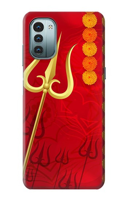 W3788 Shiv Trishul Hard Case and Leather Flip Case For Nokia G11, G21