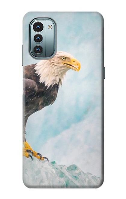 W3843 Bald Eagle On Ice Hard Case and Leather Flip Case For Nokia G11, G21