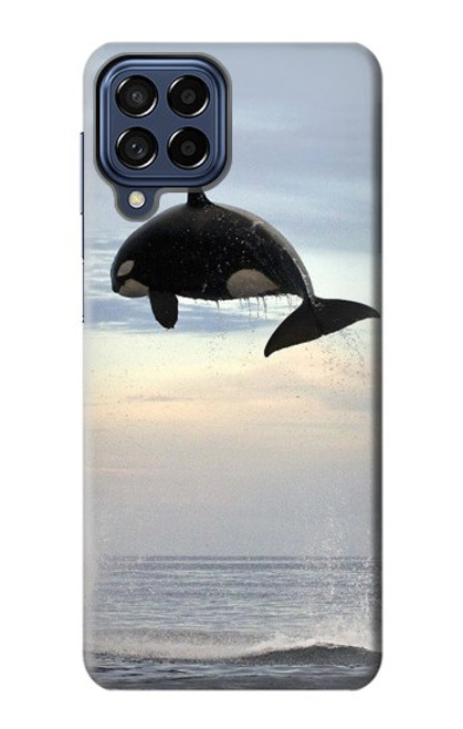 W1349 Killer whale Orca Hard Case and Leather Flip Case For Samsung Galaxy M53